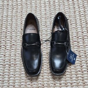 George Memory Foam Jackey Black Loafers Size 8.5 Shoes Slip Ons
